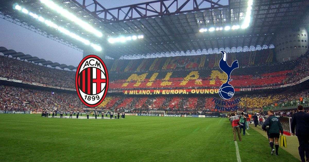 Cúp C1 Link xem trực tiếp AC Milan vs Tottenham Hotspur 03h00 ngày 15/02