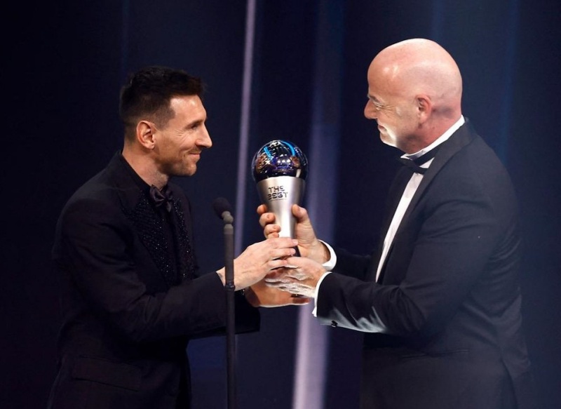 Lionel Messi là chủ nhân của giải thưởng "Cầu thủ nam xuất sắc nhất" FIFA The Best 2022
