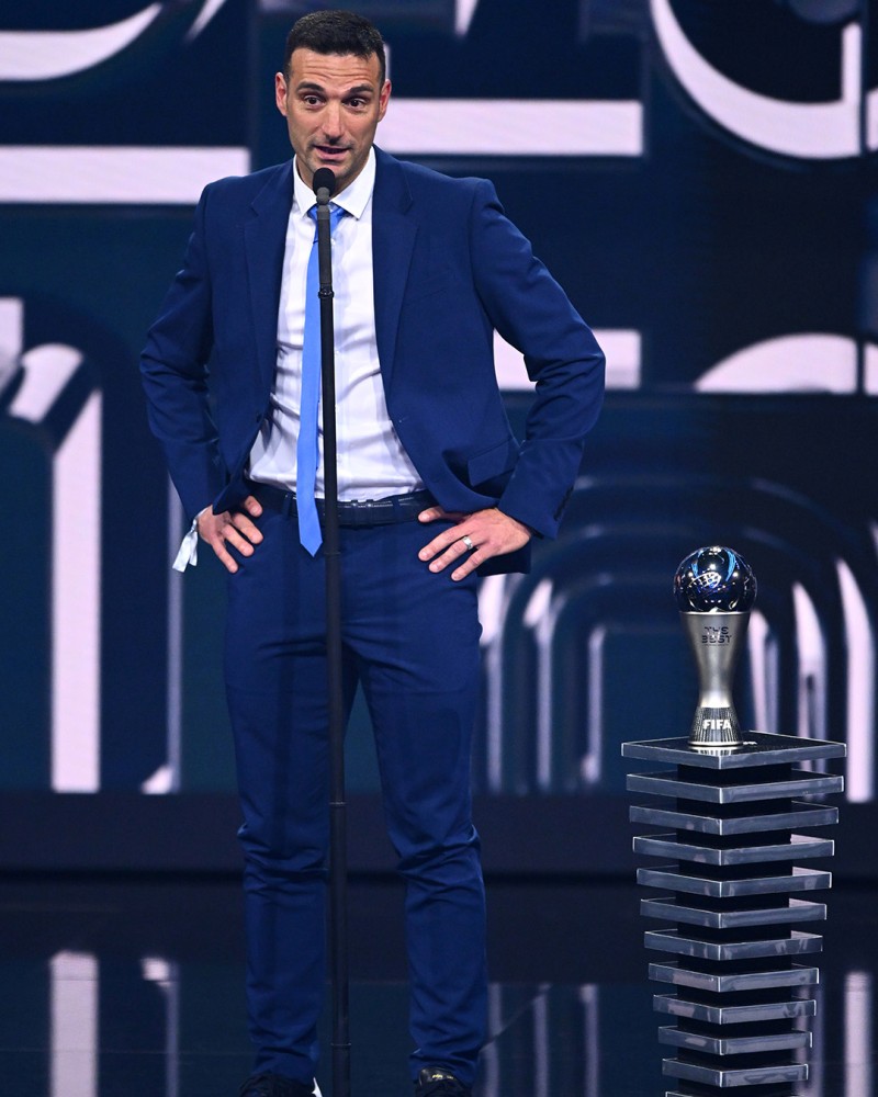 Lionel Scaloni giành danh hiệu "HLV nam xuất sắc nhất" tại FIFA The Best 2022
