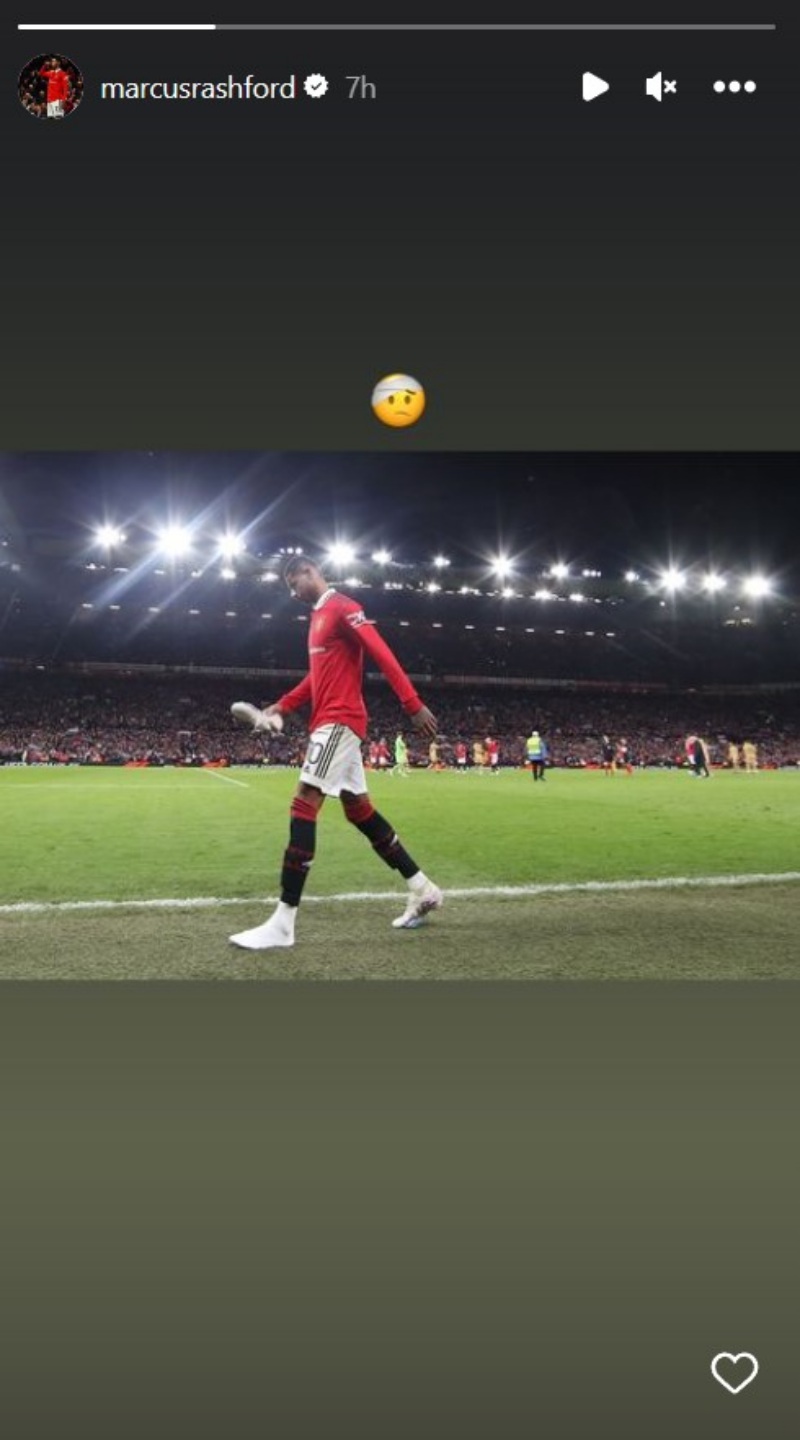 Marcus Rashford đăng story gây hoang mang cho CĐV Manchester United