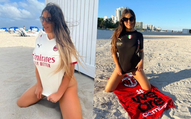 Nữ trọng tài Claudia Romani là một fan trung thành của AC Milan