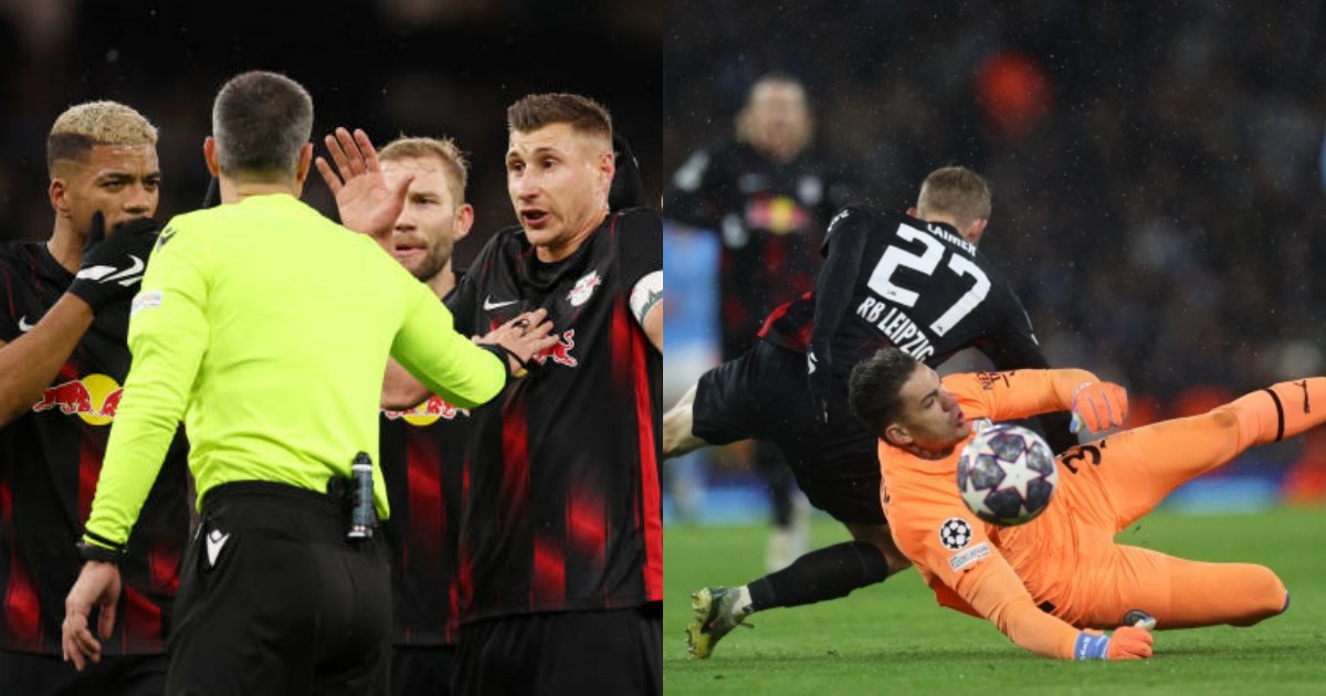 2 tình huống gây tranh cãi ở trận Man City thắng RB Leipzig