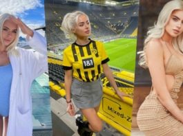 Nữ fan Dortmund khoe 3 vòng bốc lửa, cuốn hút bất kỳ ai