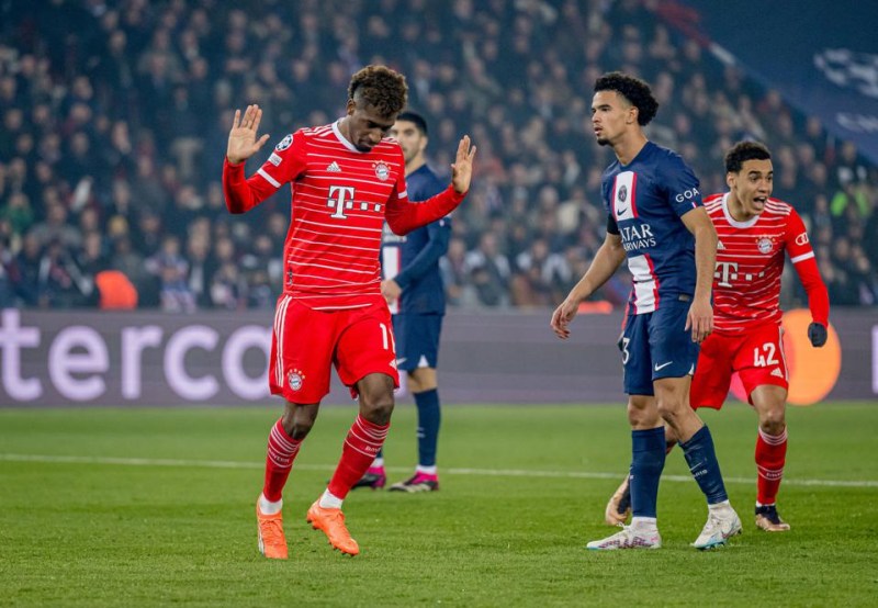 Bayern Munich thắng tối thiểu Paris Saint-Germain lượt đi vòng 1/8 Champions League 2022/2