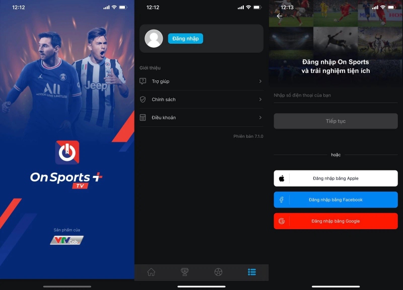 Cách tải ứng dụng On Sports về điện thoại