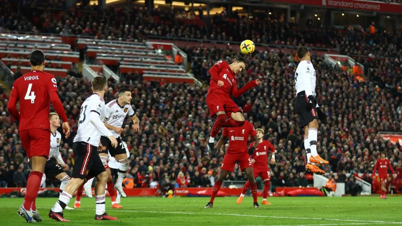 Darwin Nunez ghi bàn thứ 5 cho Liverpool trước Manchester United