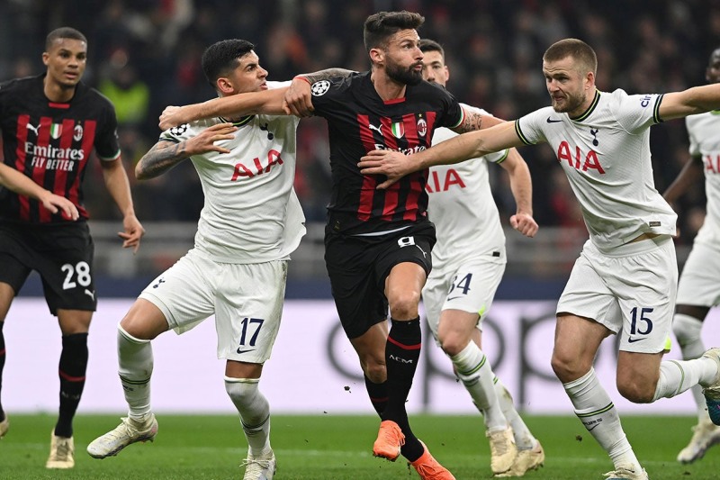 Nơi xem bóng đá Tottenham Hotspur vs AC Milan 9/3 3h