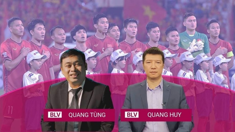 Quang Huy và Quang Tùng là hai bình luận viên đình đám trên TV360