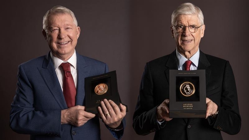 Sir Alex Ferguson và Arsene Wenger chính thức là "Hall of Fame" Premier League
