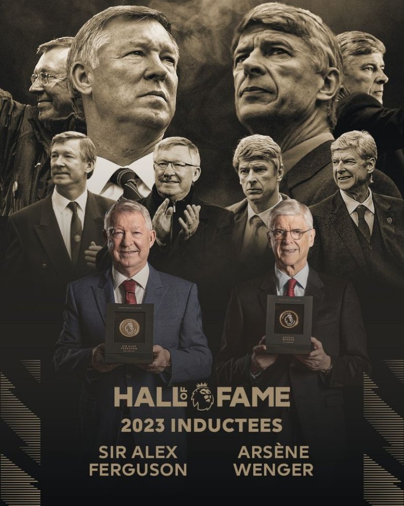 Sir Alex Ferguson và Arsene Wenger xứng đáng khi lọt vào danh sách Hall of Fame Premier League