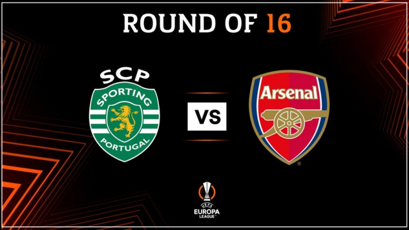 Sporting Lisbon đụng độ Arsenal tại lượt đi vòng 1/8 Europa League 2022/23
