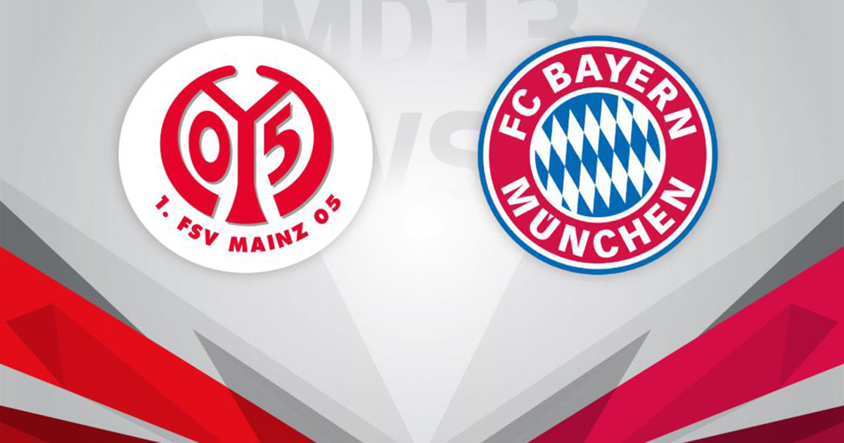 Link xem trực tiếp và thống kê đối đầu Mainz 05 vs Bayern Munich (2h ngày 21/4)