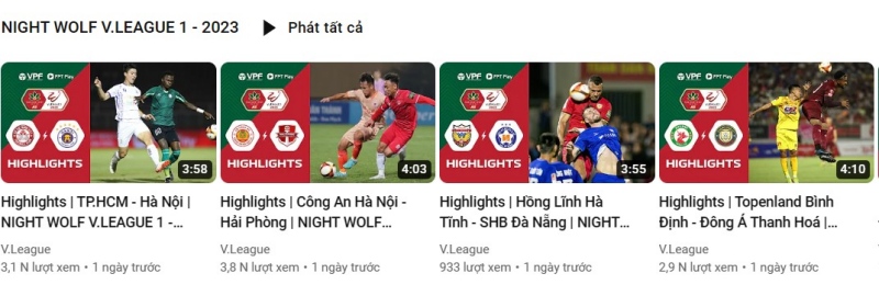 Highlights Night Wolf V-League 1 trên VPF Media