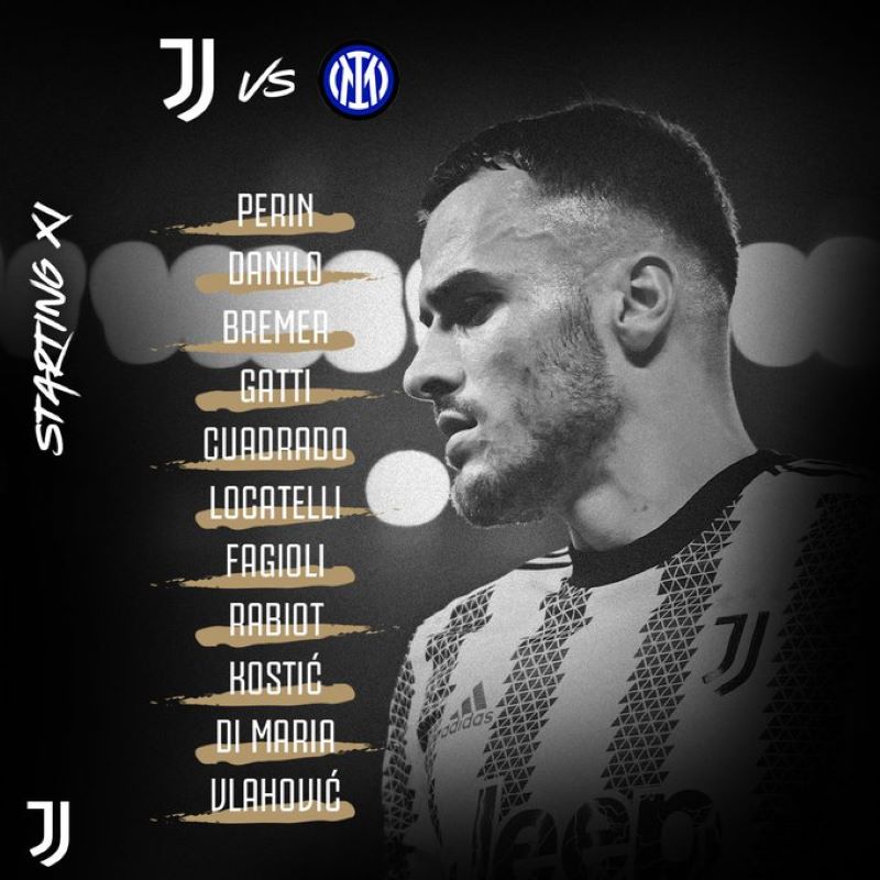 Đội hình ra sân Juventus
