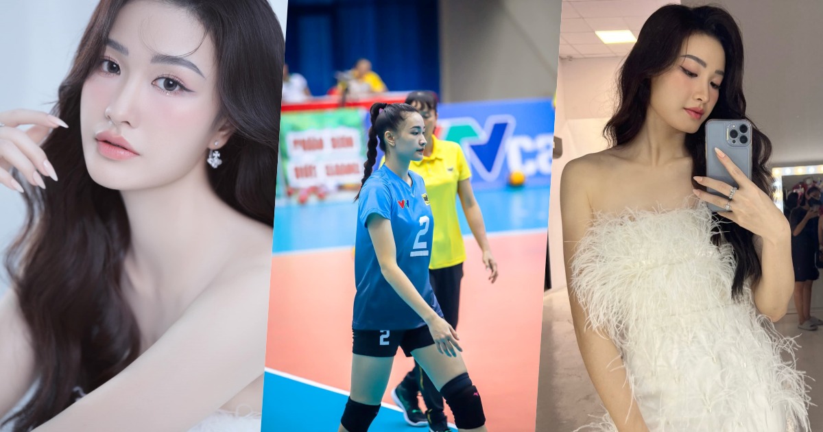 Vẻ xinh xắn của Kim Thanh, hoa khôi bóng chuyền Việt Nam SEA Games 32