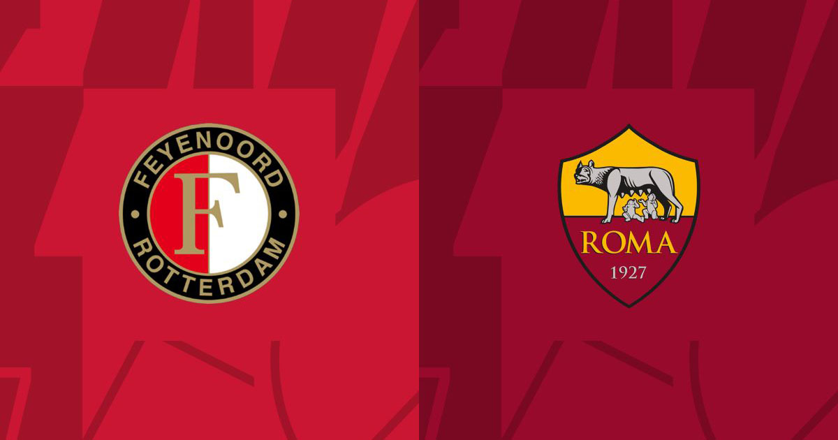Link xem trực tiếp và thống kê đối đầu Feyenoord vs AS Roma (23h45 ngày 13/4)