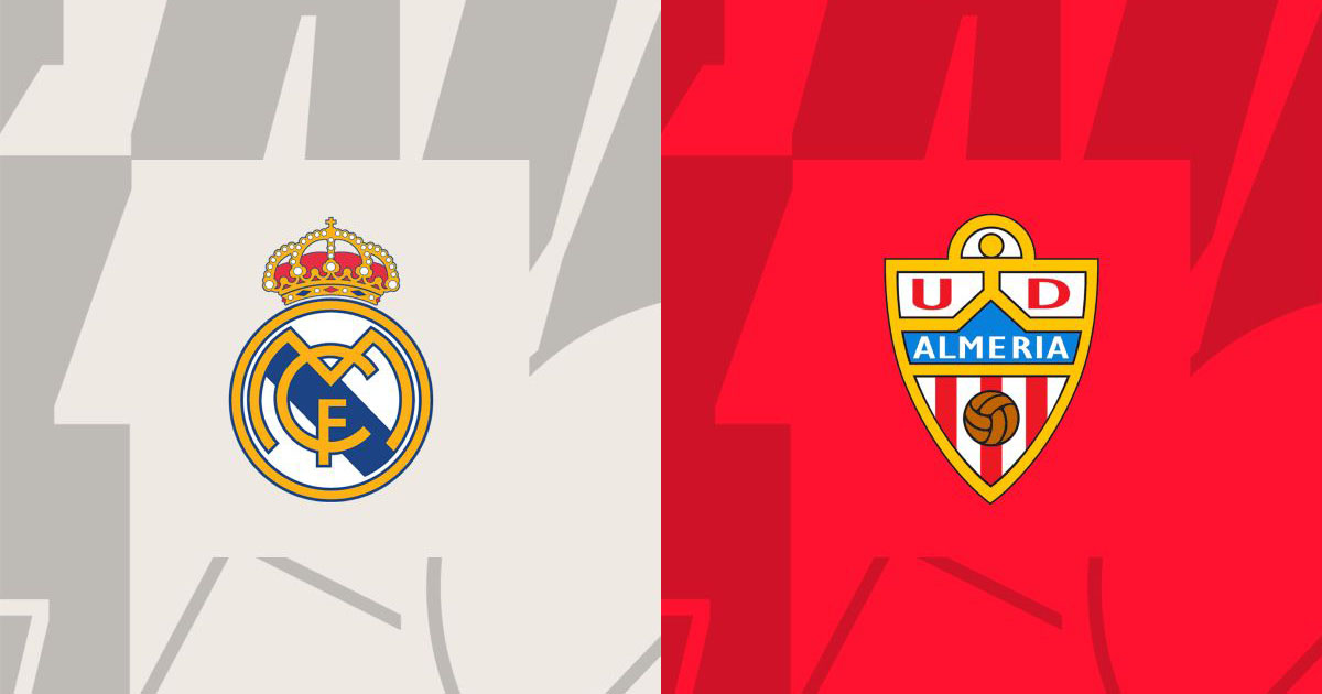 Link xem trực tiếp và thống kê đối đầu Real Madrid vs Almería (23h30 ngày 29/4)
