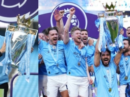 100+ ảnh Man City ăn mừng vô địch Ngoại hạng Anh 2022/23