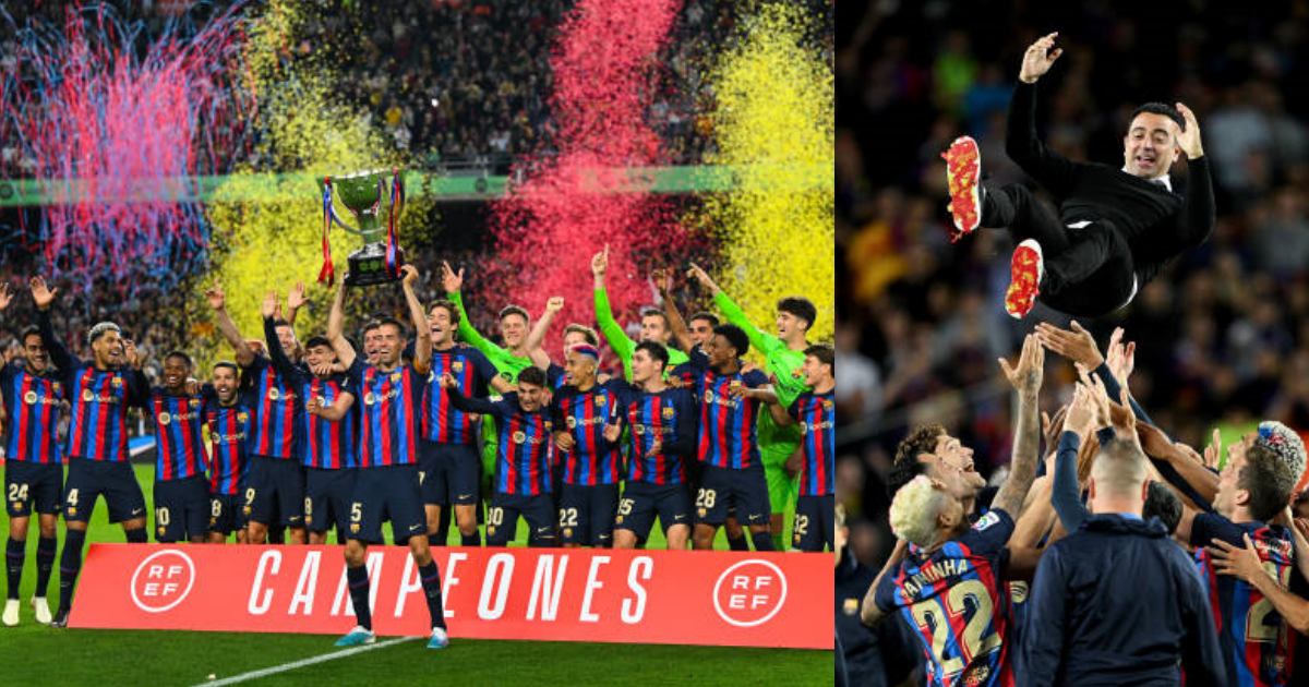100+ ảnh Barcelona ăn mừng vô địch La Liga 2022/23