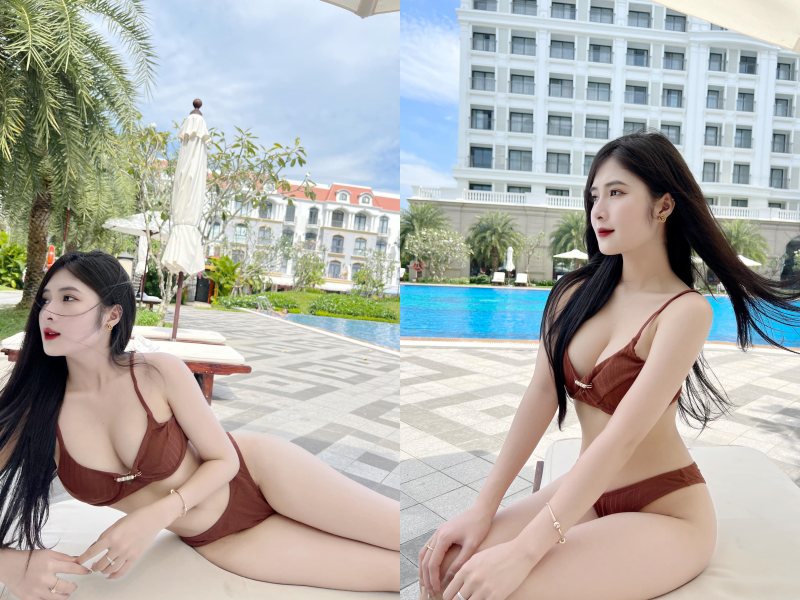 Quỳnh Alee show hàng với bikini