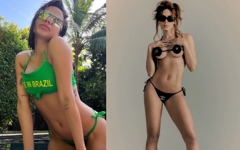 Anitta diện bikini mỏng manh