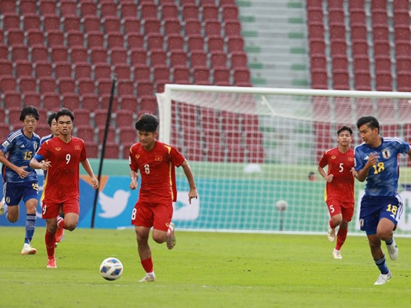 Kết quả U17 Việt Nam vs U17 Nhật Bản