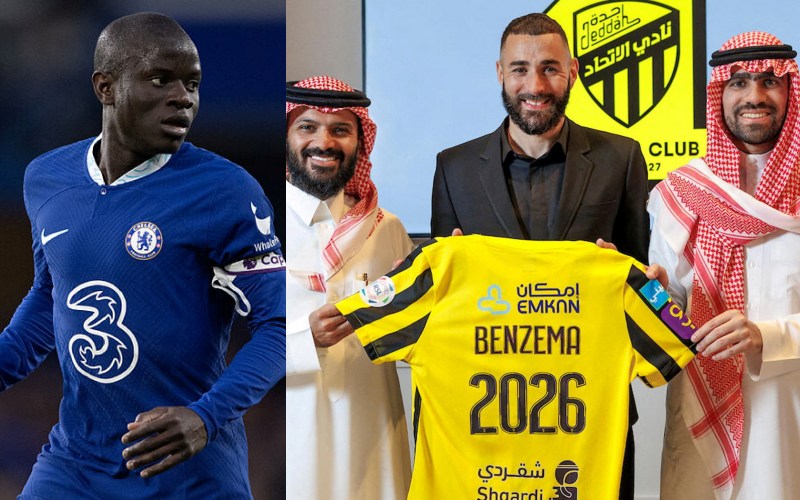 N'Golo Kanté nối gót Karim Benzema, gia nhập Al-Ittihad