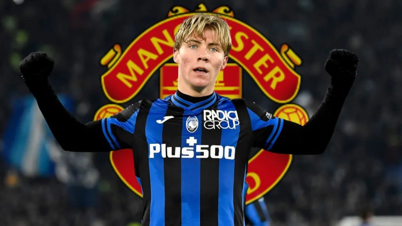 Rasmus Højlund được Man United đặt vào tầm ngắm