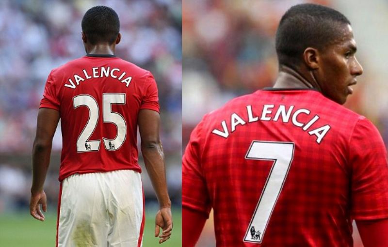 Antonio Valencia từ bỏ áo số 7 để nhận lại số 25 ở Man Utd