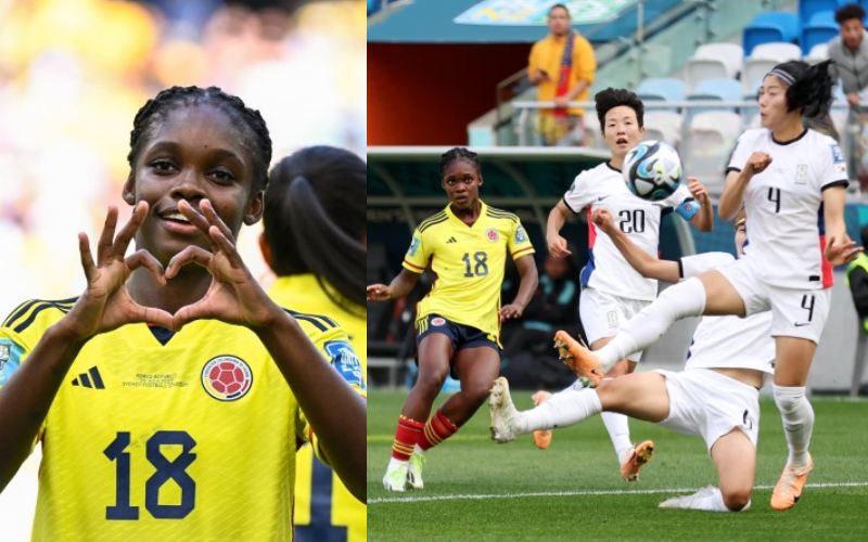 Linda Caicedo vừa tỏa sáng vào bàn thắng vào lưới tuyển nữ Hàn Quốc ở World Cup nữ 2023