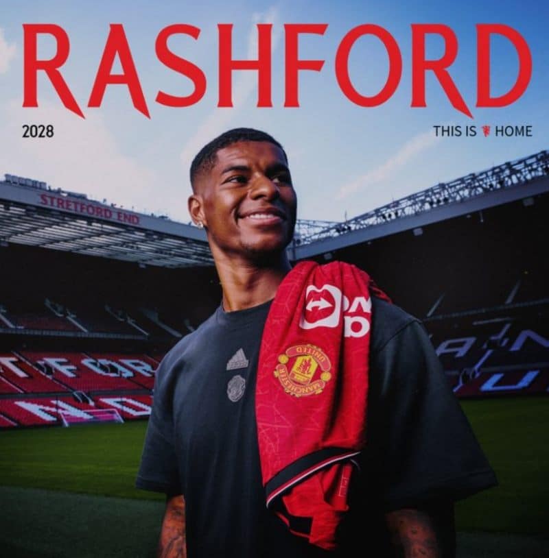 Manchester United gia hạn hợp đồng thành công với trụ cột Marcus Rashford thêm 5 năm