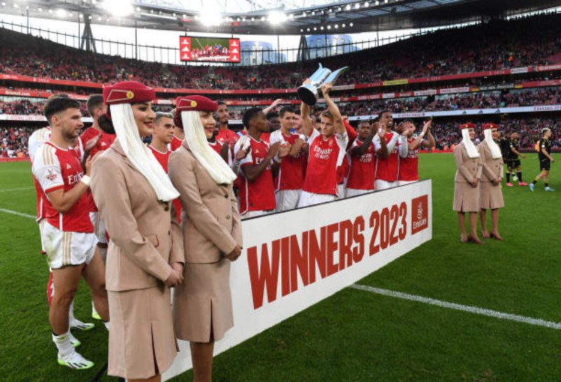 Arsenal vô địch Emirates Cup 2023 sau chiến thắng trước AS Monaco