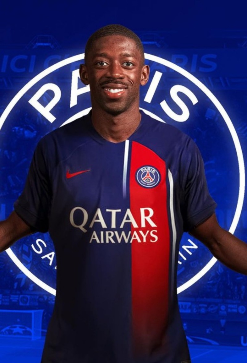 Chia tay Barcelona, Ousmane Dembélé gia nhập Paris Saint-Germain với giá 50 triệu euro