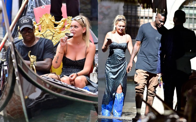 Mario Balotelli vui vẻ bên cô gái lạ ở Venice