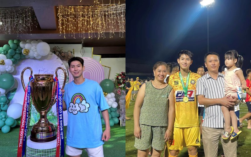 Nguyễn Trọng Hùng vừa cùng Đông Á Thanh Hóa vô địch Cúp Quốc gia 2023
