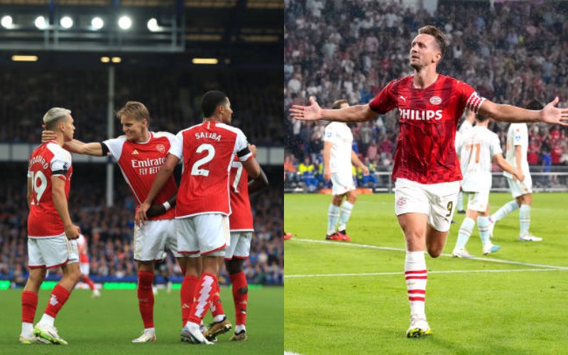 Arsenal tái xuất Cúp C1 2023/24 bằng cuộc đấu PSV