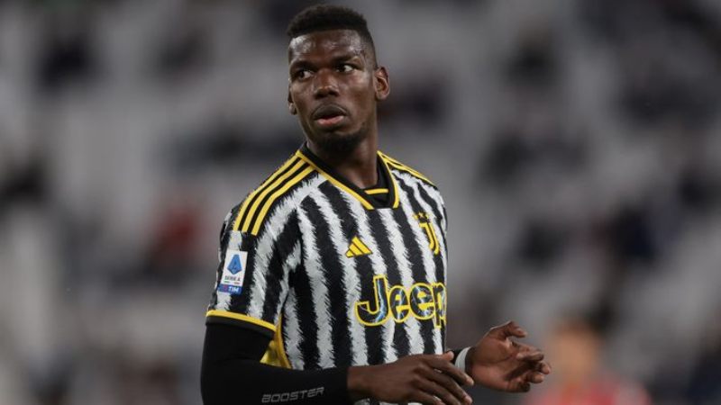 Paul Pogba sẽ tạm thời bị đình chỉ thi đấu trong màu áo Juventus