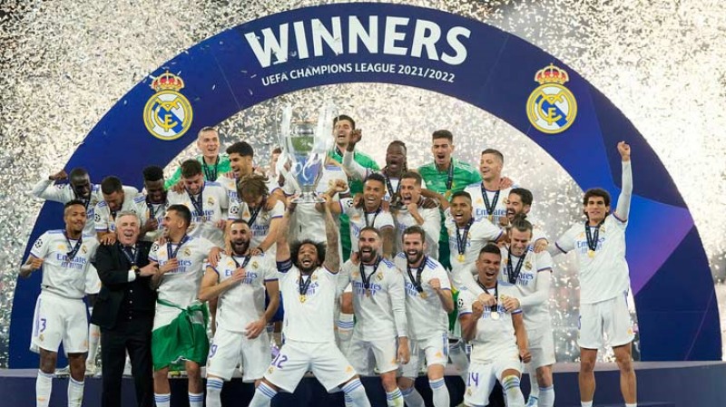Real Madrid vô địch Cúp C1 Champions League nhiều nhất trong lịch sử