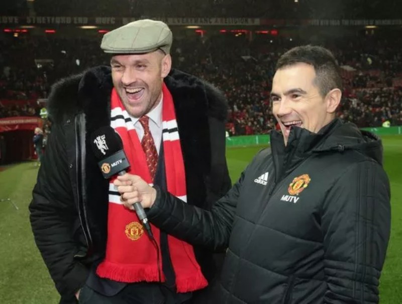 Tyson Fury cổ vũ Man Utd