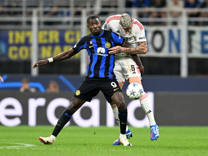 Inter có bàn thắng duy nhất của Marcus Thuram