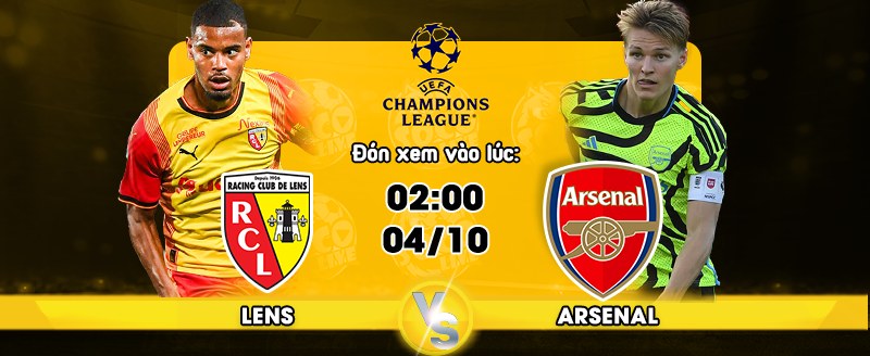 Link xem trực tiếp Lens vs Arsenal (2h, 4/10/2023): 3 điểm tiếp theo cho Mikel Arteta | Hình 1 Link xem trực tiếp Lens vs Arsenal