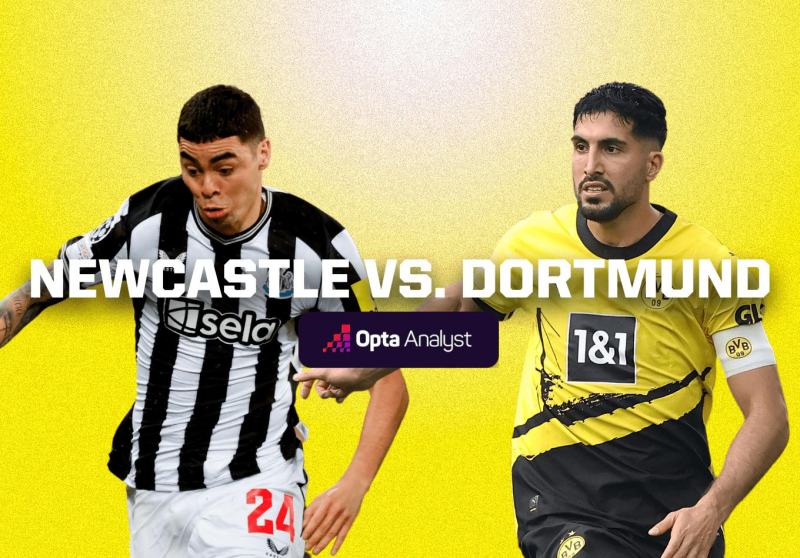 Nhận định Newcastle vs Dortmund: Một số thống kê đáng chú ý