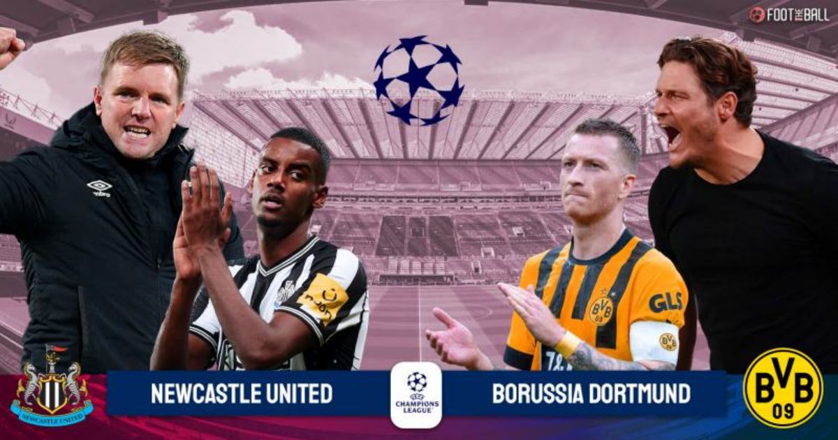 Nhận định Newcastle vs Dortmund (2h, 26/10/2023)