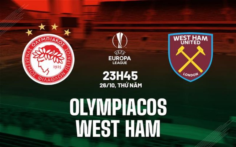 Nhận định Olympiacos vs West Ham