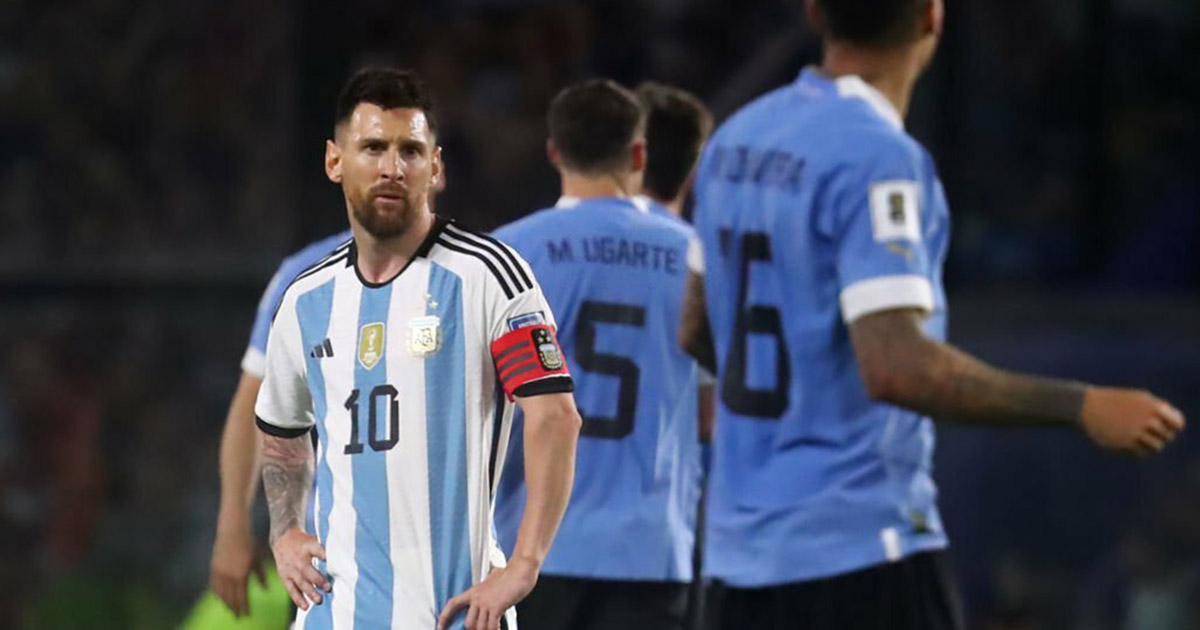 Argentina bị đứt mạch thắng liên tiếp sau trận đấu với Uruguay