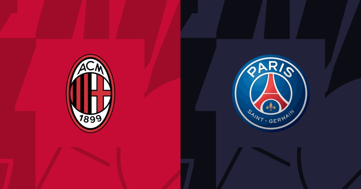 Link xem trực tiếp Milan vs PSG (3h, 8/11/2023) - Vòng bảng Champions League 2023/24