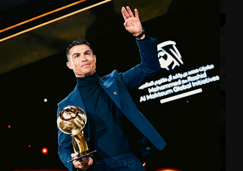 Cristiano Ronaldo giành 3 giải thưởng tại Globe Soccer 2023