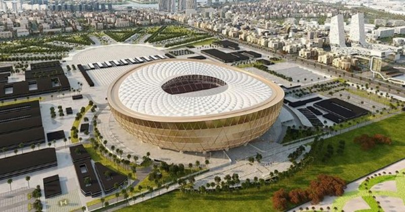 Sân vận động Lusail có sức chứa 88.000 người là nơi diễn ra lễ khai mạc Asian Cup 2023