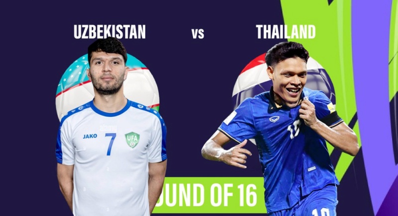 Link xem trực tiếp Uzbekistan vs Thái Lan (18h30, 30/1/2024)