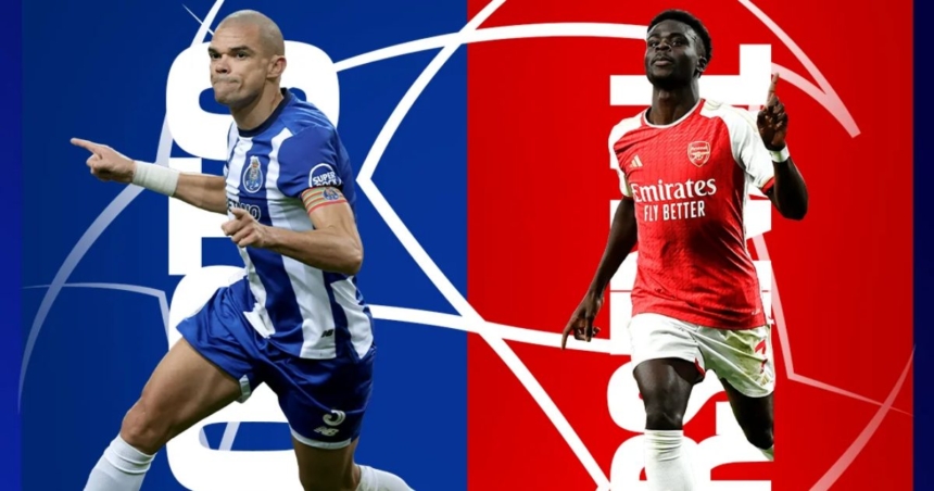 Link xem trực tiếp Porto vs Arsenal (3h, 22/2/2024)